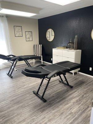 Get your brows and all body waxing done in our clean and modern room.