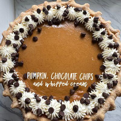 Chippy Pumpkin Pie is available through the end of October!