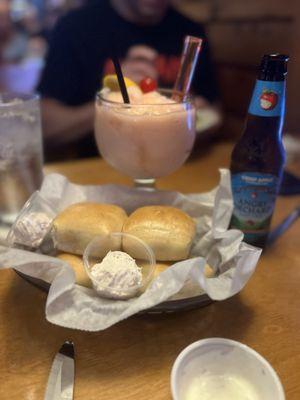 Best dinner rolls ever with cinnamon honey butter