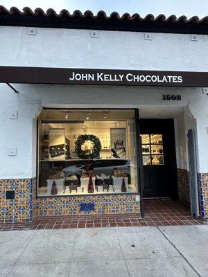 The Exterior of John Kelly Chocolates Shop in Hollywood