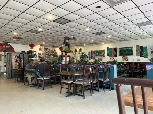 Restaurant dining area