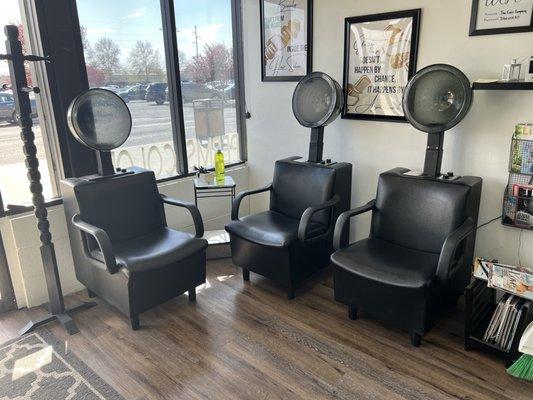 Dryer sitting area