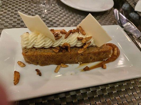 Carrot cake dessert