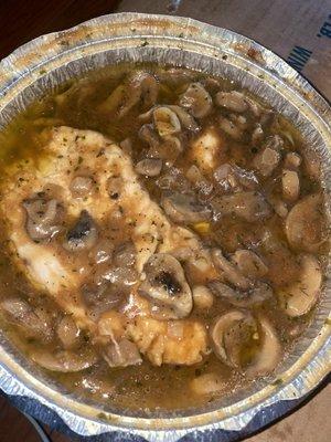 Chicken Marsala (huge portions)