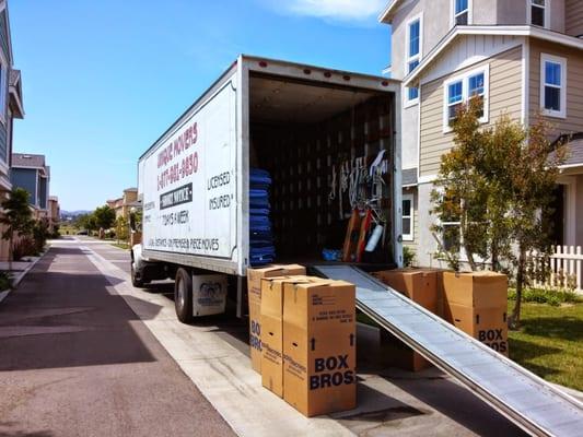 Loading the truck