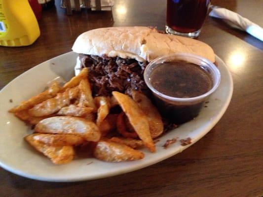 The Ultimate French Dip with Steak Fries