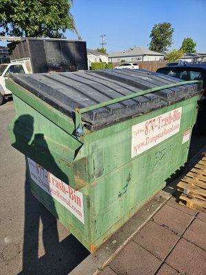 Dumpster with my own lock