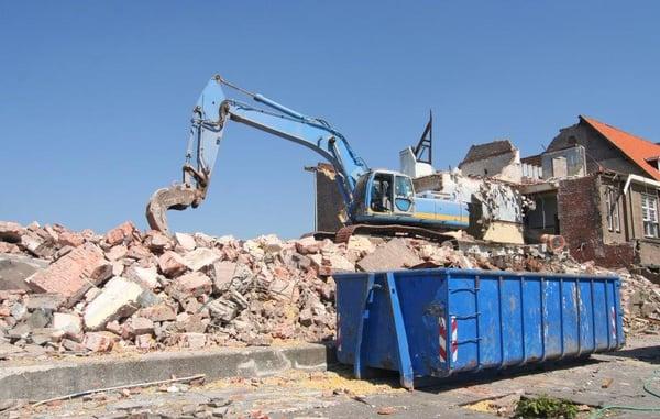 Our dumpsters hard at work.