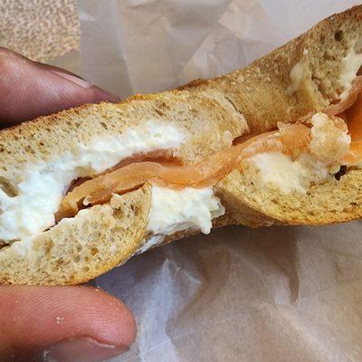 Lox and cream cheese