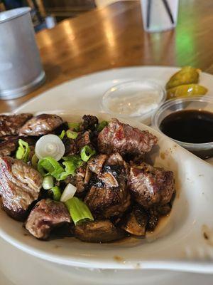 Steak and mushroom yumminess