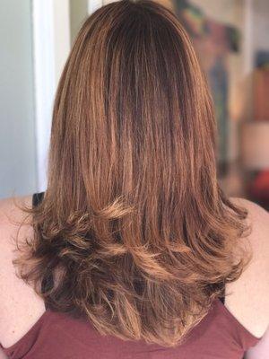 Cut and color by Rachelle