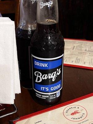 Barq's in a bottle!