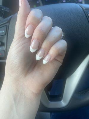 French tip gel manicure