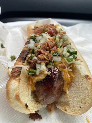 Bison brat dog