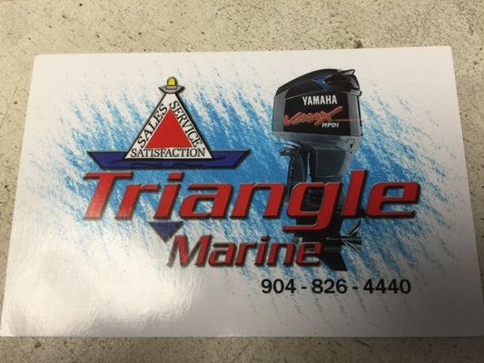 Triangle Marine in St Augustine for 20 years