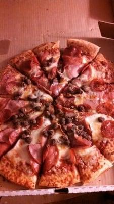 Leonardi's all meat pizza for $10.99