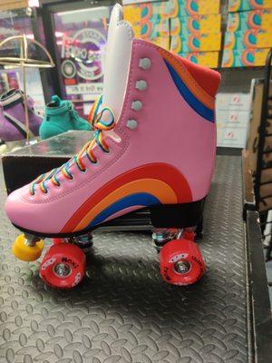 Sweet rainbow skates