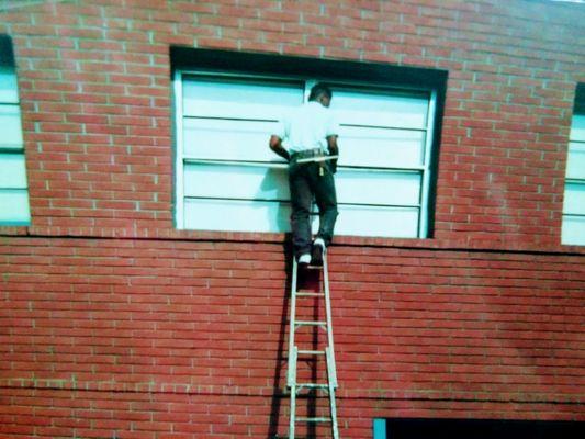 Commercial Cleaning, Ladder Work