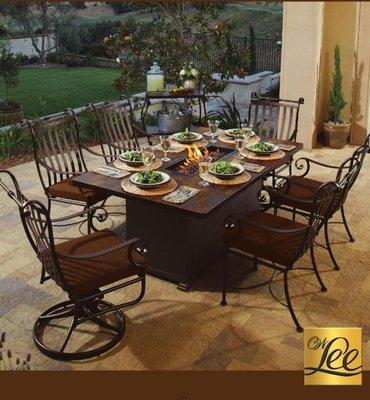 Beautiful wrought iron dinning table