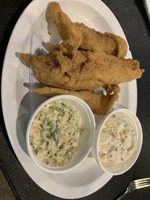 Catfish filet plate