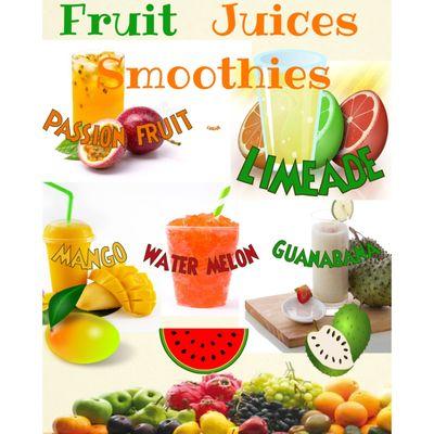 Juices and smoothies