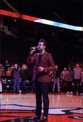 Honored to perform the National Anthem for The Windy City Bulls! 2023.