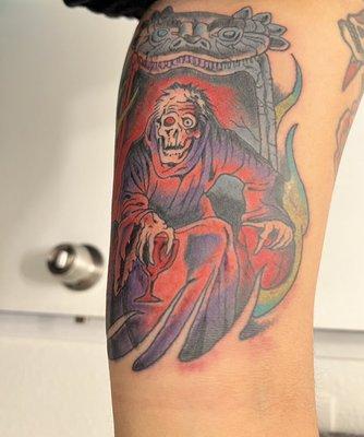 Scream Bloody Gore!!! So much detail, came out just how I pictured it, love this album and this tattoo