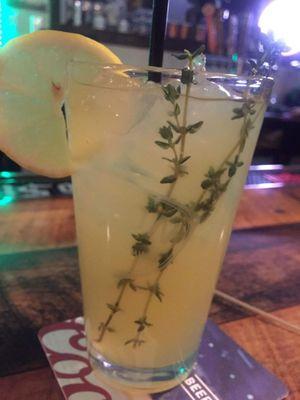 Pretty AND delicious!  This cocktail, "A Good Thyme" is worth the trip itself!