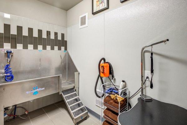 Even your pet can live a luxury lifestyle with our dog wash station at Outlook DTC.