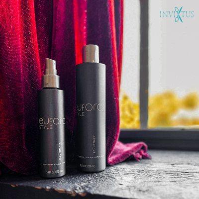 #EUFORA Style Sculpture and Illuminate. It's our favorite color locking system with its ability to prolong the longevity of hair color.