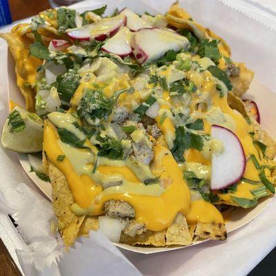 Nachos with chicken