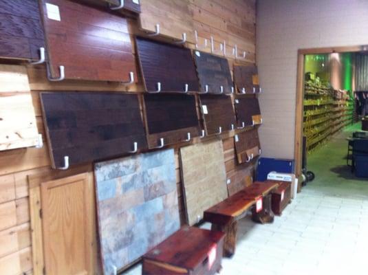 Flooring (faux wood), cedar chests & wooden benches