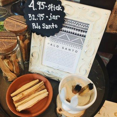 Love palo santo wood!