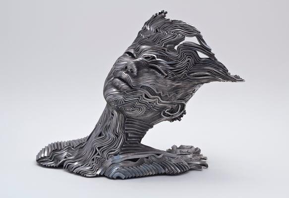 The Wind by Stainless Steel Sculptor, Gil Bruvel