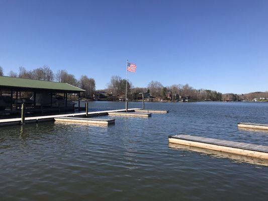 Docks for boat parking