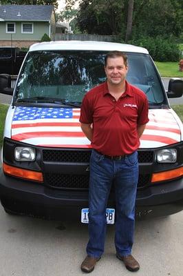 Owner Justin Moe.  We are proud to be veteran owned!