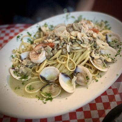 Linguini with Clams. Delicious!