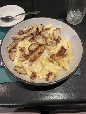 gluten free Alfredo pasta with chicken