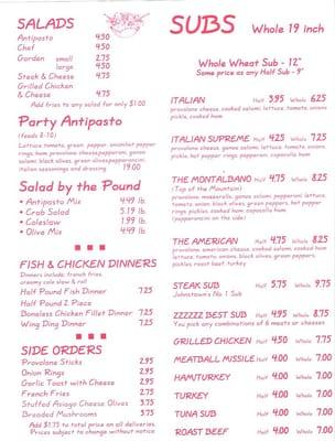 Menu pg 2