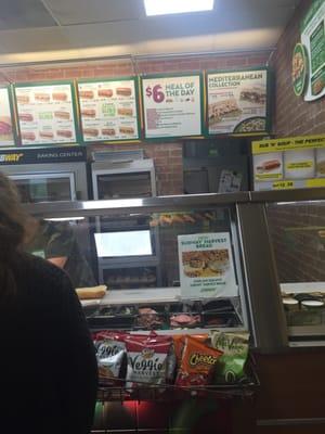 Looks like other subways, but they do a nice job stocking their ingredients and the staff is friendlier!