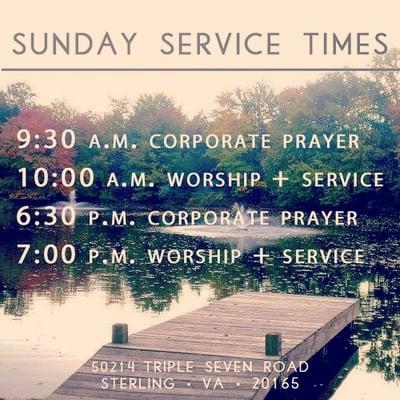 Calvary Temple Sunday Service Times