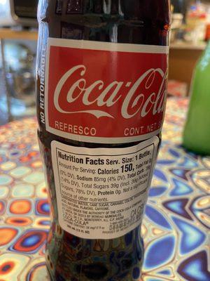 Mexican coke- excellent!