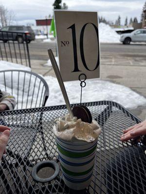 Oreo marshmallow milkshake super yummy