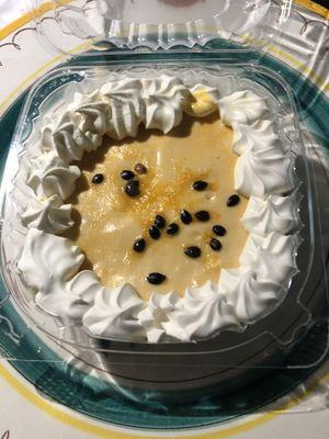 Passion fruit dessert (good!)