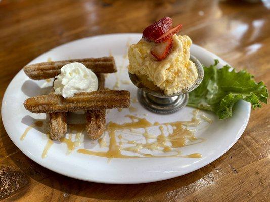 Churros with Tres Leches