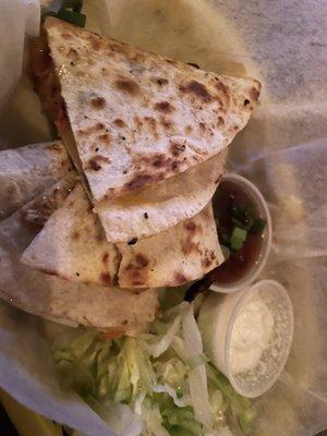 Barbecue chicken Quesadilla