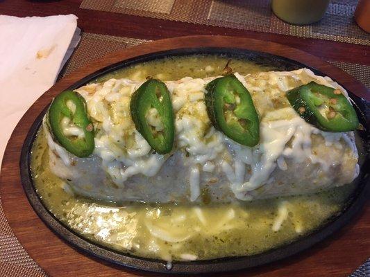 They made me this special Burrito. Ask for it. Can be made with any meat.