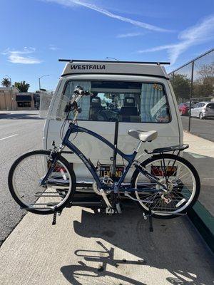 My bike with my new rack:-)