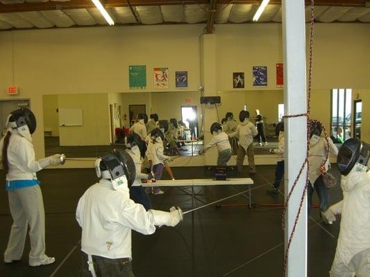 Under-12 Foil Fencing class