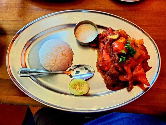 Tandoori combo (chicken, lamb and shrimp)